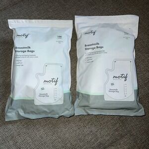 Motif Medical Breast Milk Storage Bags 8oz Single Use Bags 200 Count BPA-Free